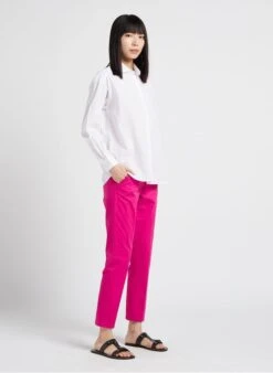 Hartford CHARLOT - Rechte, Katoenen Blouse | Wit -MORGAN Verkoop 4156791