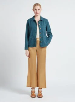 SEE U SOON Wijde Broek Van Viscose Met Print | Oranje -MORGAN Verkoop 4160949