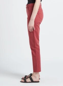 MAISON 123 CACHOU - Slim-fit Jeans Katoenblend | Rood -MORGAN Verkoop 4161188