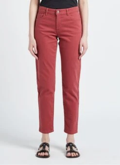 MAISON 123 CACHOU - Slim-fit Jeans Katoenblend | Rood
