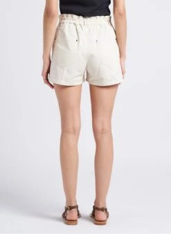 Bonton Katoenen Short Met Hoge Taille | Beige 10 Bonton Katoenen Short Met Hoge Taille | Beige -MORGAN Verkoop 4162059