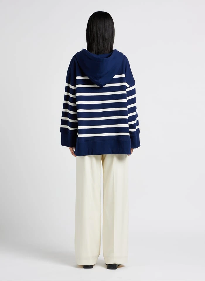 SMITH - Wijde, Wollen Kostuumbroek | Wit 11 SMITH - Wijde, Wollen Kostuumbroek | Wit - Afbeelding 9