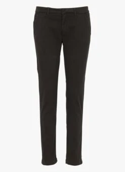 Reiko SANDY - Aansluitende Chino Van Katoenmix | Zwart -MORGAN Verkoop 4166703