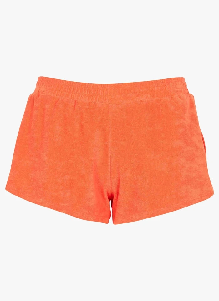 FOXY - Korte Short Met Hoge Taille | Oranje 4 FOXY - Korte Short Met Hoge Taille | Oranje - Afbeelding 2