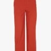 PLOFIN - Katoenen Broek Met Hoge Taille | Rood -MORGAN Verkoop 4169489