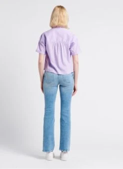 JACK - Overhemd Van Biokatoen Met Klassieke Kraag | Violet -MORGAN Verkoop 4175831