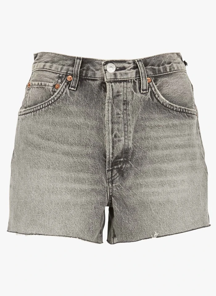 RE/DONE 50S CUTOFFS - Slim-fit, Katoenen Short | Grijs 5 RE/DONE 50S CUTOFFS - Slim-fit, Katoenen Short | Grijs - Afbeelding 3