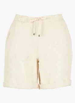 MAISON 123 SOANNE - Recht, Linnen Short | Beige 15 MAISON 123 SOANNE - Recht, Linnen Short | Beige -MORGAN Verkoop 4177020