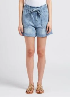 MAISON 123 BRUNA - Spijkershort Met Hoge Taille | Jeans Verschoten