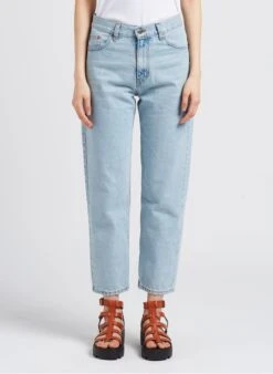 SPARK - Rechte, Katoenen Jeans Met Verwassen Effect | Jeans Verschoten