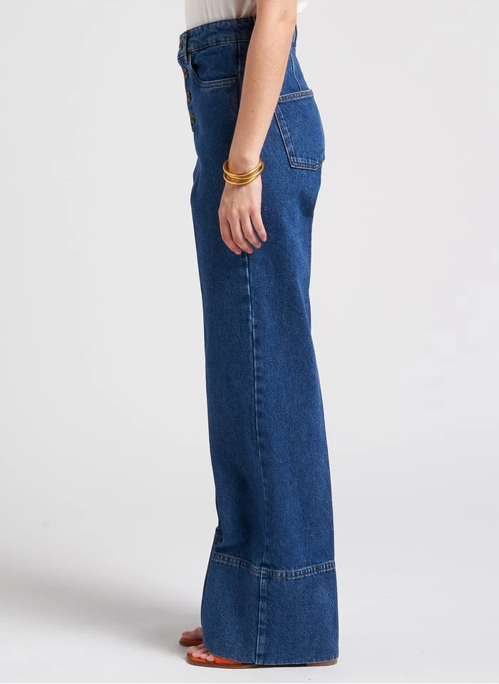 Soeur ARIZONA - Wijde, Katoenen Jeans Met Verwassen Effect | Jeans Verschoten 5 Soeur ARIZONA - Wijde, Katoenen Jeans Met Verwassen Effect | Jeans Verschoten - Afbeelding 3