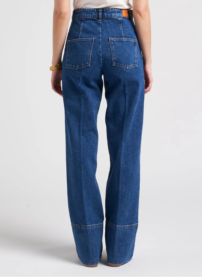 Soeur ARIZONA - Wijde, Katoenen Jeans Met Verwassen Effect | Jeans Verschoten 4 Soeur ARIZONA - Wijde, Katoenen Jeans Met Verwassen Effect | Jeans Verschoten - Afbeelding 2