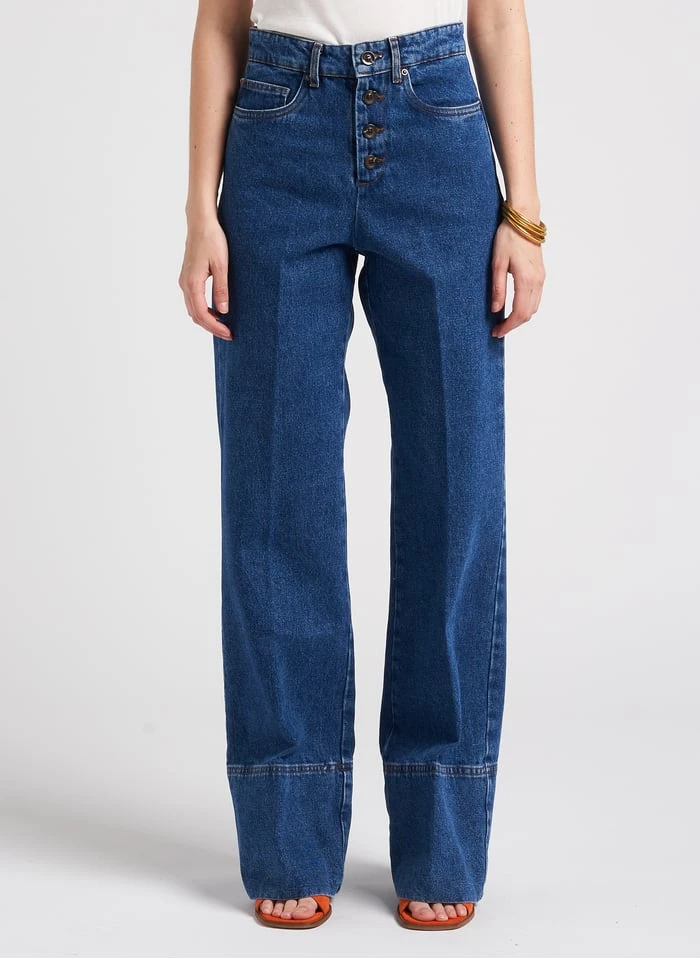 Soeur ARIZONA - Wijde, Katoenen Jeans Met Verwassen Effect | Jeans Verschoten 3 Soeur ARIZONA - Wijde, Katoenen Jeans Met Verwassen Effect | Jeans Verschoten