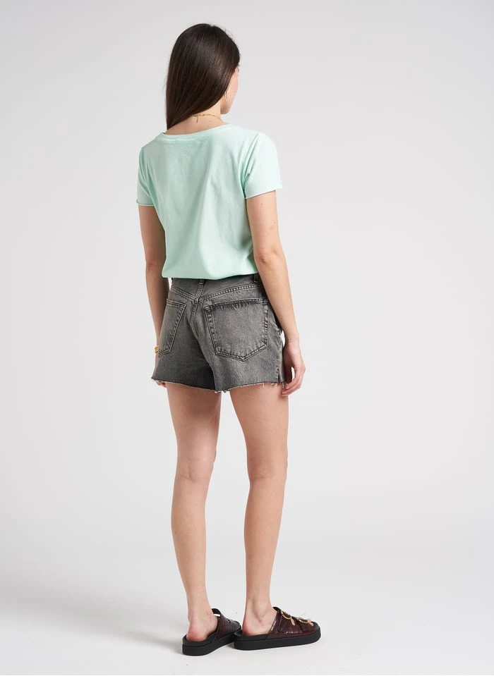 RE/DONE 50S CUTOFFS - Slim-fit, Katoenen Short | Grijs 11 RE/DONE 50S CUTOFFS - Slim-fit, Katoenen Short | Grijs - Afbeelding 9