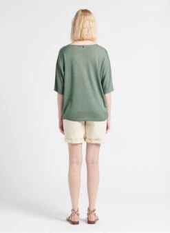 MAISON 123 SOANNE - Recht, Linnen Short | Beige 17 MAISON 123 SOANNE - Recht, Linnen Short | Beige -MORGAN Verkoop 4182905