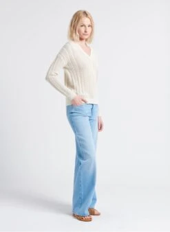 MAISON 123 SANDY - Wijde Jeans Met Hoge Taille | Jeans Verschoten -MORGAN Verkoop 4183079