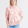 Pieces KASEY - Blouse Met Klassieke Kraag En Bloemenprint | Roze -MORGAN Verkoop 4183110