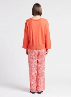 MOSS COPENHAGEN MARICEL - Wijde Broek Met Hoge Taille En Print | Roze 17 MOSS COPENHAGEN MARICEL - Wijde Broek Met Hoge Taille En Print | Roze -MORGAN Verkoop 4186021