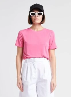 Vila MODALA - T-shirt Met Ronde Hals | Roze