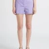 Ikks Short Van Katoenmix | Violet -MORGAN Verkoop 4186880