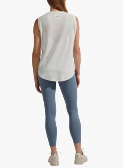 Varley PAGE - Rechte, Naadloze Singlet | Wit -MORGAN Verkoop 4189092