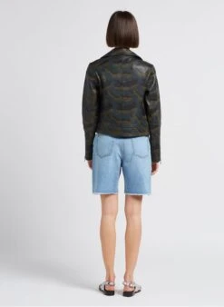 Ikks Short Van Katoenen Spijkerstof Met Hoge Taille | Blauw -MORGAN Verkoop 4189547