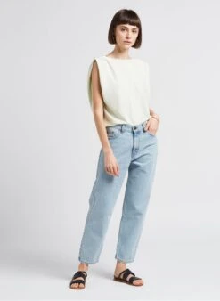 SPARK - Rechte, Katoenen Jeans Met Verwassen Effect | Jeans Verschoten 37 SPARK - Rechte, Katoenen Jeans Met Verwassen Effect | Jeans Verschoten -MORGAN Verkoop 4189725