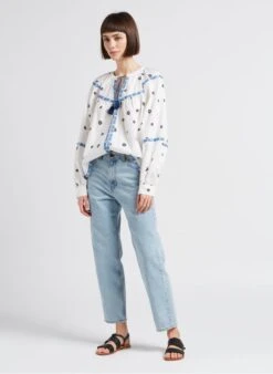 SPARK - Rechte, Katoenen Jeans Met Verwassen Effect | Jeans Verschoten 41 SPARK - Rechte, Katoenen Jeans Met Verwassen Effect | Jeans Verschoten -MORGAN Verkoop 4189735