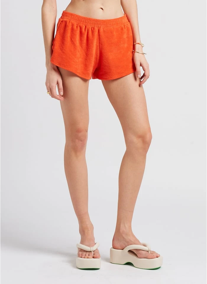 FOXY - Korte Short Met Hoge Taille | Oranje 3 FOXY - Korte Short Met Hoge Taille | Oranje