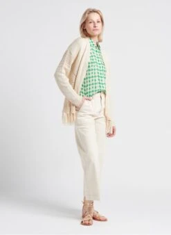 GERARD DAREL NEREA - Blouse Van Voile Met Klassieke Kraag En Print | Groen 14 GERARD DAREL NEREA - Blouse Van Voile Met Klassieke Kraag En Print | Groen -MORGAN Verkoop 4209625