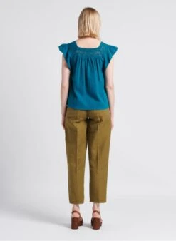 MILPA - Carrotbroek Linnenblend | Kaki 19 MILPA - Carrotbroek Linnenblend | Kaki -MORGAN Verkoop 4209772