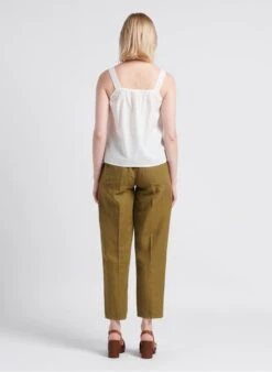 MILPA - Carrotbroek Linnenblend | Kaki 23 MILPA - Carrotbroek Linnenblend | Kaki -MORGAN Verkoop 4209780
