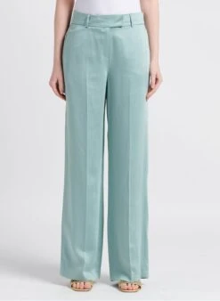 Nieuwe uitgaven 22 MAISON 123 LAYLA - Wijde Broek Met Hoge Taille | Blauw