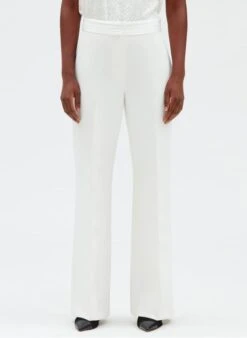 CLAUDIE PIERLOT PLUME - Geklede Broek | Wit