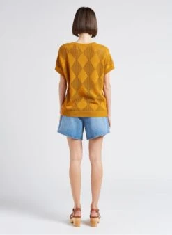 ISYS - Katoenen Spijkershort | Jeans Stone -MORGAN Verkoop 4217389