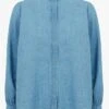 EYMELINE - Spijkerblouse Linnen/katoenblend | Blauw -MORGAN Verkoop 4220122
