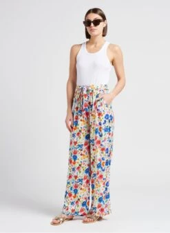 LA PETITE ETOILE LILASS - Soepelvallende Broek Met Print | Veelkleurig -MORGAN Verkoop 4229957