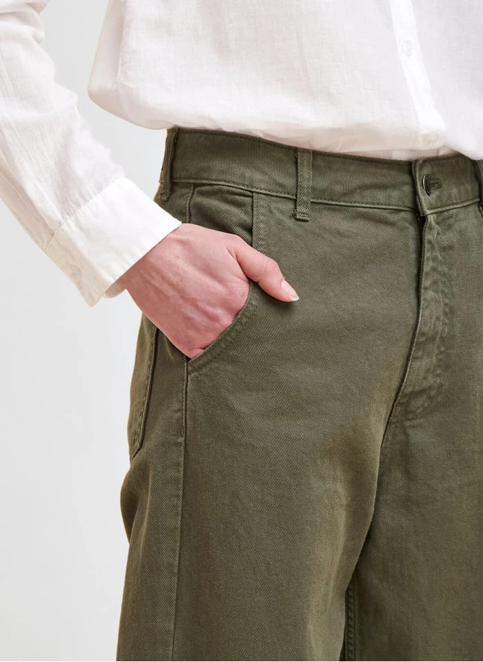 Jeans Met Toelopende Pijpen | Kaki 4 Jeans Met Toelopende Pijpen | Kaki - Afbeelding 2