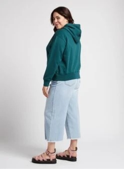 PERSONA IDRA - Cropped Jeans Katoenblend | Blauw -MORGAN Verkoop 4236361