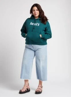 PERSONA IDRA - Cropped Jeans Katoenblend | Blauw -MORGAN Verkoop 4236362