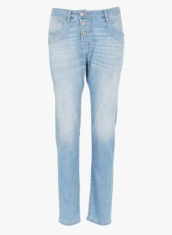 Please Slim-fit Jeans Van Stretchkatoen Met Hoge Taille | -MORGAN Verkoop 4241260