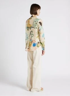 CLOSED ARIA - Spijkerbroek Met Wijd Uitlopende Pijpen | Beige -MORGAN Verkoop 4244780