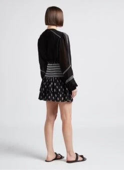 BERENICE BELULA - Ruimvallende Top Met V-hals | Zwart -MORGAN Verkoop 4245466