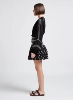 BERENICE BELULA - Ruimvallende Top Met V-hals | Zwart -MORGAN Verkoop 4245473