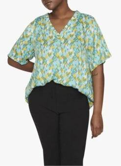 CORBA - Top Met V-hals En Print | Wit