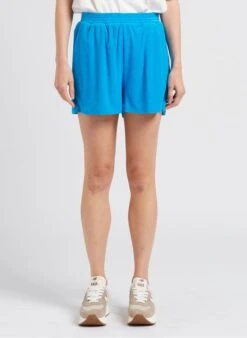 Vila FROTTE - Kort Short Van Badstof | Blauw