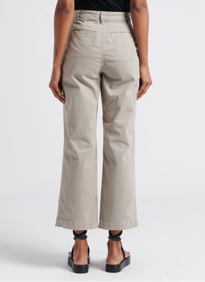 BENSIMON BLUA - Wijde 7/8-broek Van Katoenmix | Grijs 4 BENSIMON BLUA - Wijde 7/8-broek Van Katoenmix | Grijs - Afbeelding 2