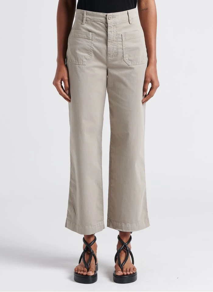 BENSIMON BLUA - Wijde 7/8-broek Van Katoenmix | Grijs 3 BENSIMON BLUA - Wijde 7/8-broek Van Katoenmix | Grijs