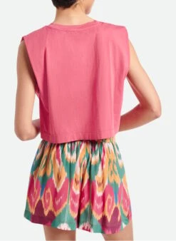 Vanessa Bruno AELLA - Top Col Rond En Coton Imprimé | Veelkleurig -MORGAN Verkoop 4268299